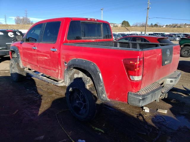 1N6BA0EJ0BN317707 - 2011 NISSAN TITAN S RED photo 2