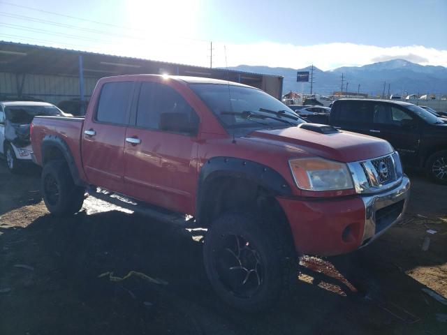 1N6BA0EJ0BN317707 - 2011 NISSAN TITAN S RED photo 4