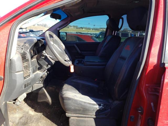 1N6BA0EJ0BN317707 - 2011 NISSAN TITAN S RED photo 7