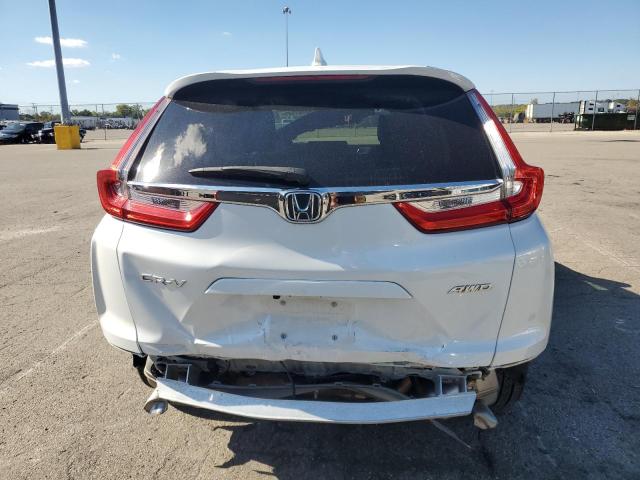 2HKRW2H89KH651953 - 2019 HONDA CR-V EXL WHITE photo 6