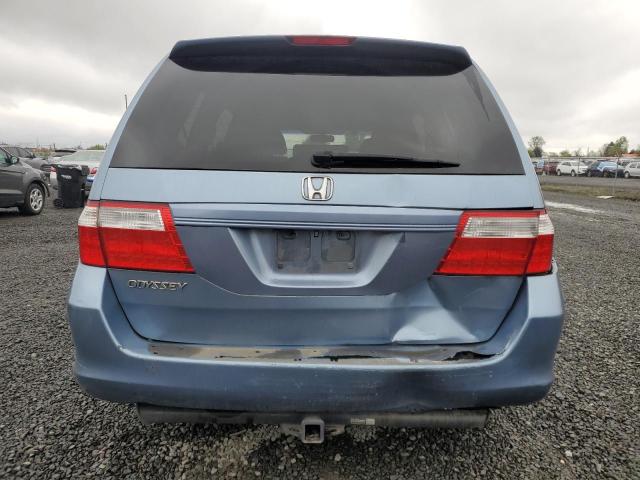 5FNRL38467B082416 - 2007 HONDA ODYSSEY EX BLUE photo 6