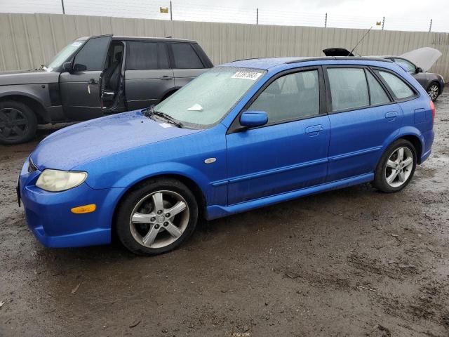 JM1BJ246131117228 - 2003 MAZDA PROTEGE PR5 BLUE photo 1