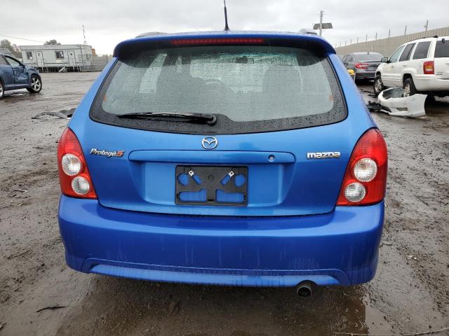 JM1BJ246131117228 - 2003 MAZDA PROTEGE PR5 BLUE photo 6