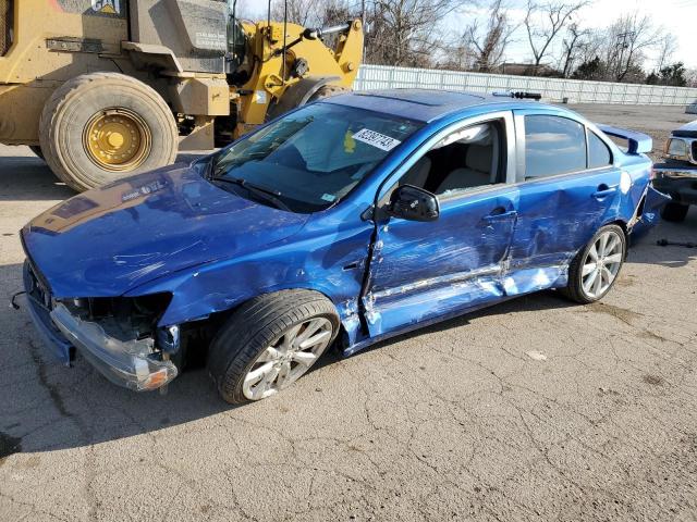 JA32U8FW4CU013840 - 2012 MITSUBISHI LANCER GT BLUE photo 1