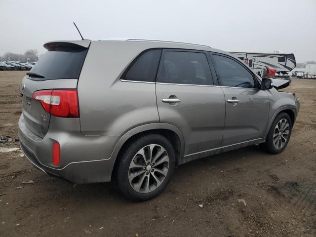 5XYKW4A78EG479375 - 2014 KIA SORENTO SX GRAY photo 3