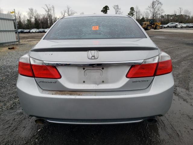 1HGCR2F59FA186806 - 2015 HONDA ACCORD SPORT SILVER photo 6