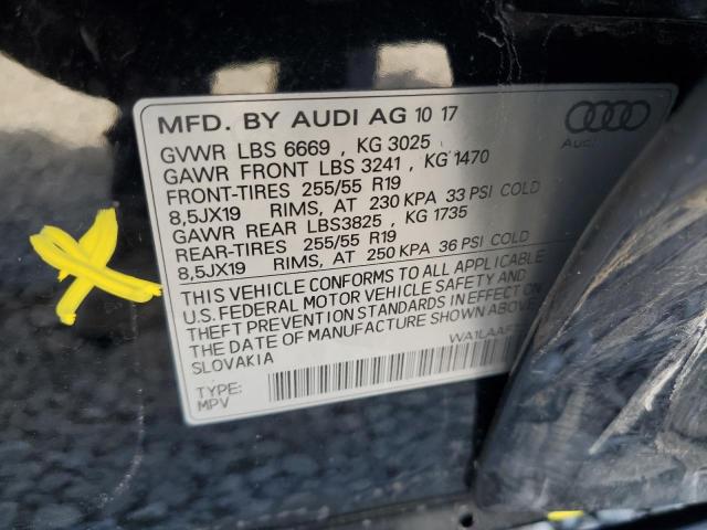 WA1LAAF72JD018587 - 2018 AUDI Q7 PREMIUM PLUS Qara foto 14