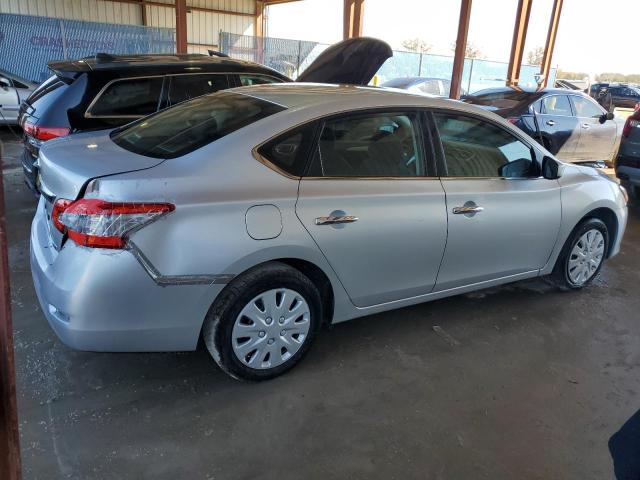 3N1AB7AP6EY249809 - 2014 NISSAN SENTRA S SILVER photo 3