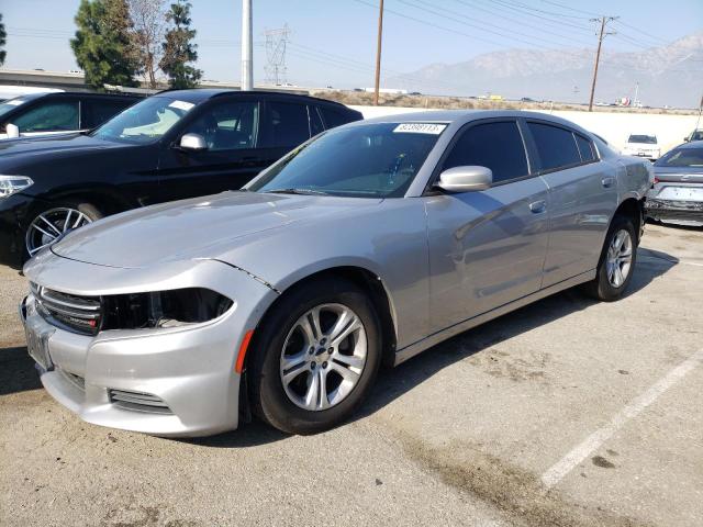 2C3CDXBGXFH768498 - 2015 DODGE CHARGER SE SILVER photo 1
