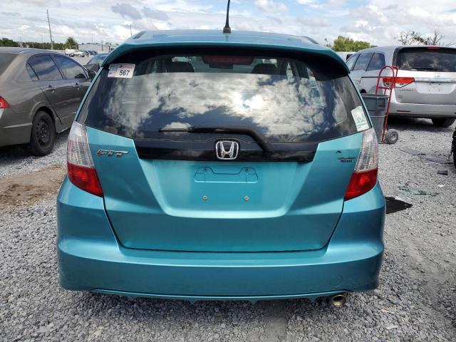 JHMGE8H57CC008628 - 2012 HONDA FIT SPORT BLUE photo 6