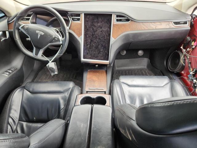 5YJSA1E26HF206507 - 2017 TESLA MODEL S Czerwony zdjęcie 8
