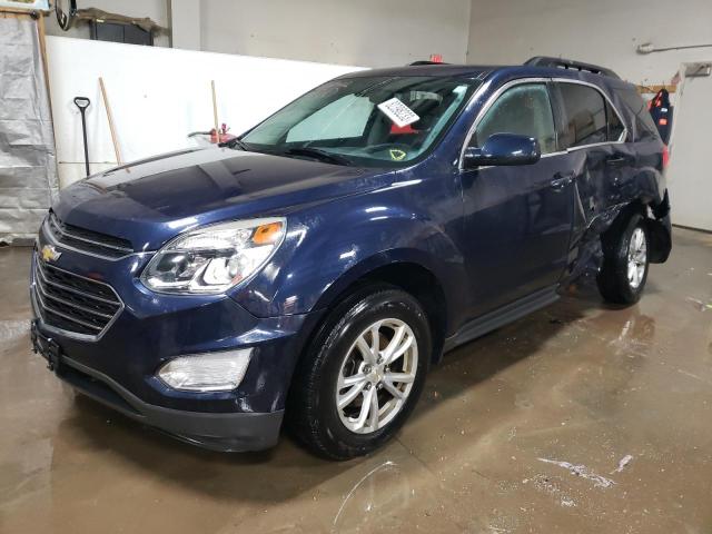 2GNFLFEKXH6108375 - 2017 CHEVROLET EQUINOX LT BLUE photo 1