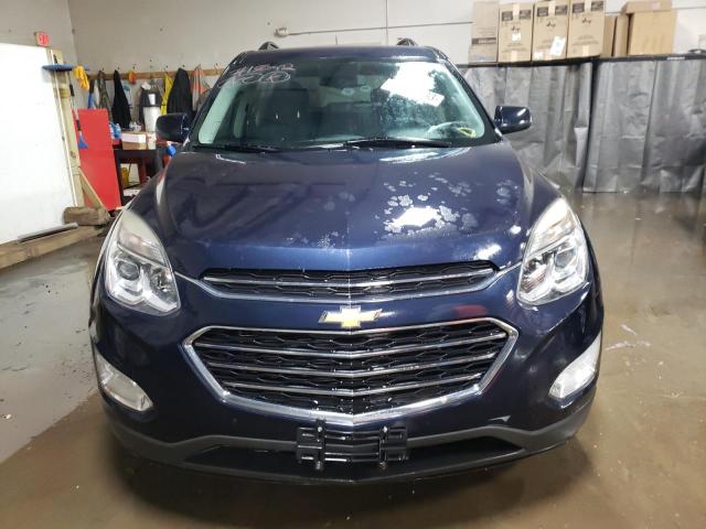 2GNFLFEKXH6108375 - 2017 CHEVROLET EQUINOX LT BLUE photo 5