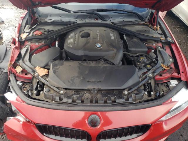 WBA4U7C58H5H19064 - 2017 BMW 430I RED photo 11
