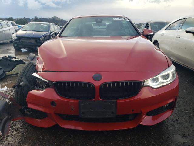 WBA4U7C58H5H19064 - 2017 BMW 430I RED photo 5