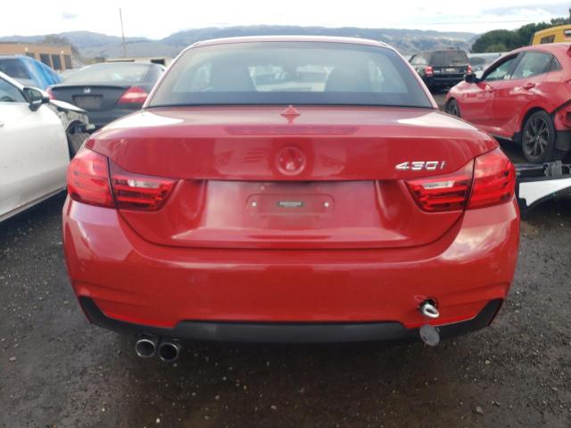 WBA4U7C58H5H19064 - 2017 BMW 430I RED photo 6