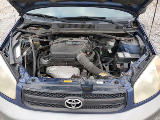 JTEGD20V840013932 - 2004 TOYOTA RAV4 BLUE photo 12