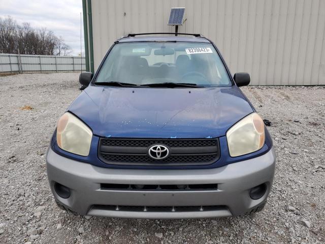 JTEGD20V840013932 - 2004 TOYOTA RAV4 BLUE photo 5