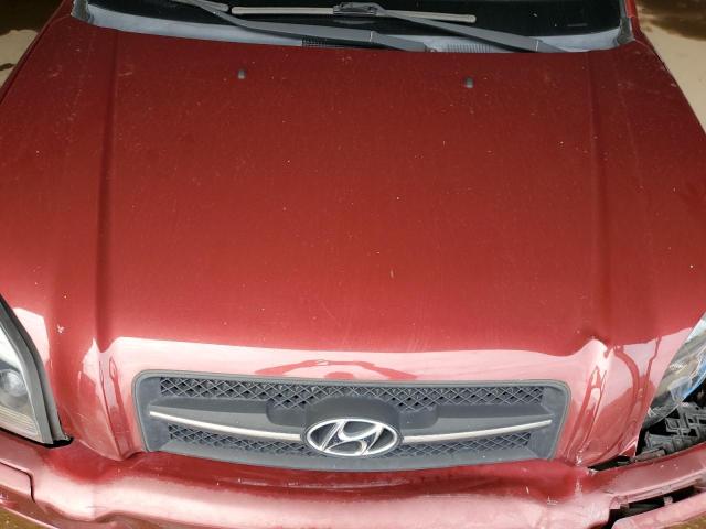 KM8JM12B86U435570 - 2006 HYUNDAI TUCSON GL მუქწითელი ფოტო 11