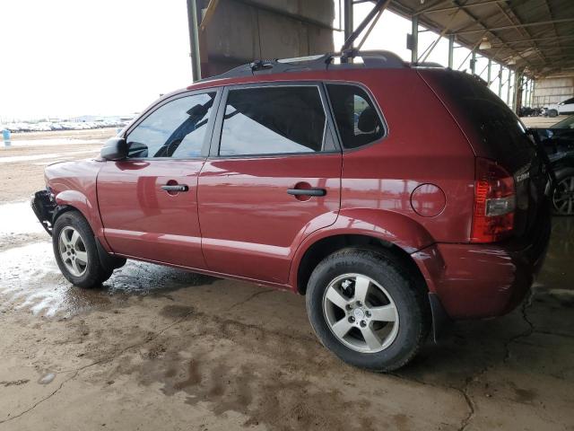 KM8JM12B86U435570 - 2006 HYUNDAI TUCSON GL მუქწითელი ფოტო 2