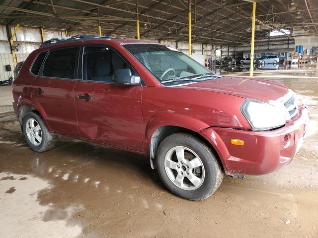 KM8JM12B86U435570 - 2006 HYUNDAI TUCSON GL მუქწითელი ფოტო 4