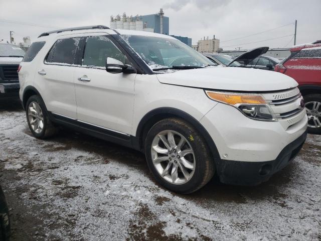 1FM5K8F89EGA32029 - 2014 FORD EXPLORER LIMITED WHITE photo 4