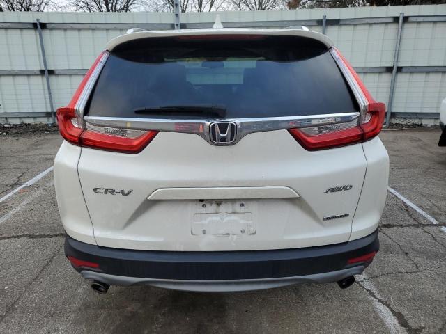 2HKRW2H91JH612426 - 2018 HONDA CR-V TOURING WHITE photo 6