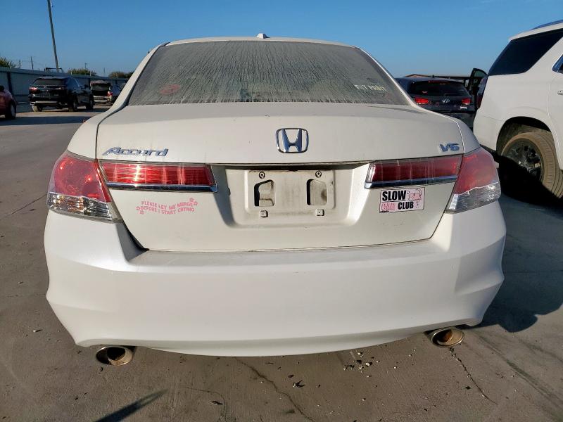 1HGCP3F80BA004510 - 2011 HONDA ACCORD EXL Weiß Foto 6