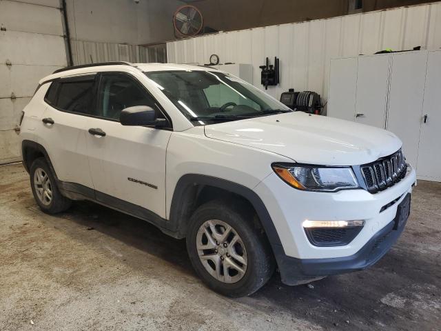 3C4NJDAB5JT303080 - 2018 JEEP COMPASS SPORT Белый фото 4