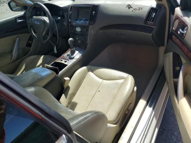 JNKCV64E09M603087 - 2009 INFINITI G37 BASE WHITE photo 8