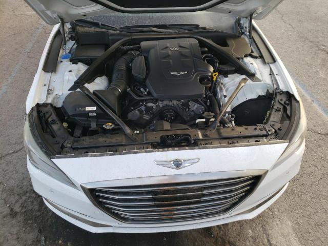 KMHGN4JE2JU233871 - 2018 GENESIS G80 BASE WHITE photo 11