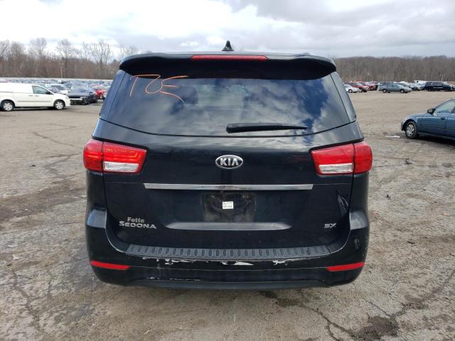 KNDMC5C14F6019005 - 2015 KIA SEDONA EX BLACK photo 6