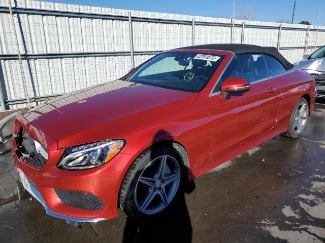 WDDWK4KB7HF428639 - 2017 MERCEDES-BENZ C 300 4MATIC RED photo 1