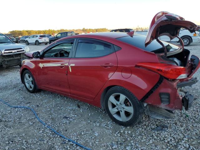 KMHDH4AE8DU942805 - 2013 HYUNDAI ELANTRA GLS RED photo 2