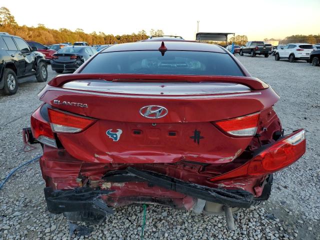 KMHDH4AE8DU942805 - 2013 HYUNDAI ELANTRA GLS RED photo 6