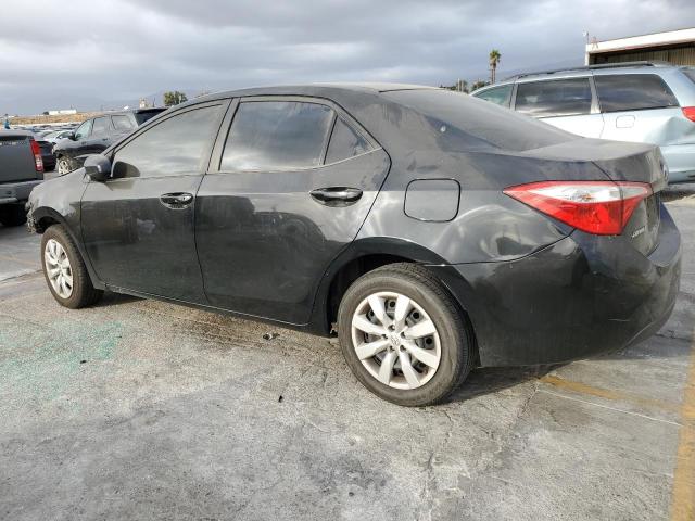 5YFBURHE0GP503464 - 2016 TOYOTA COROLLA L BLACK photo 2
