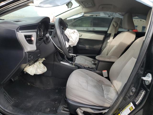 5YFBURHE0GP503464 - 2016 TOYOTA COROLLA L BLACK photo 7