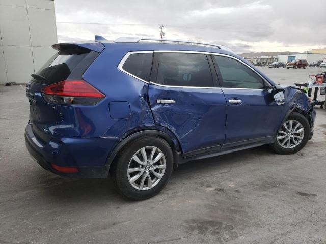 KNMAT2MT7HP590745 - 2017 NISSAN ROGUE S BLUE photo 3