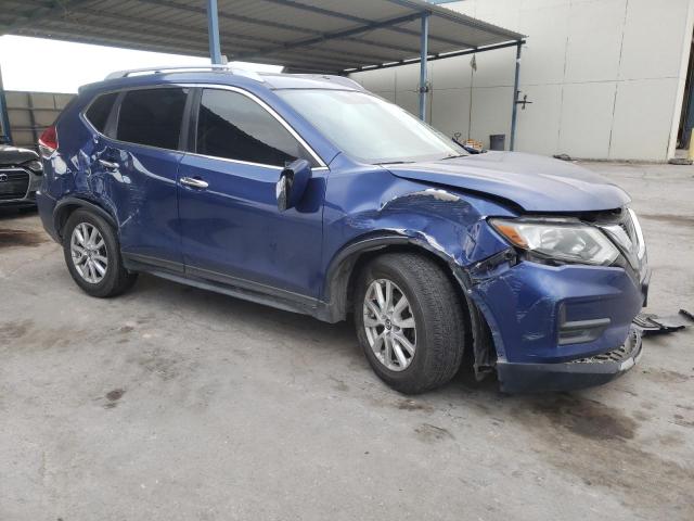 KNMAT2MT7HP590745 - 2017 NISSAN ROGUE S BLUE photo 4