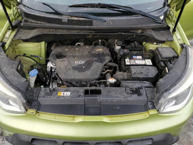 KNDJN2A22G7826707 - 2016 KIA SOUL GREEN photo 11