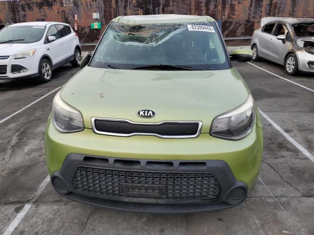 KNDJN2A22G7826707 - 2016 KIA SOUL GREEN photo 5