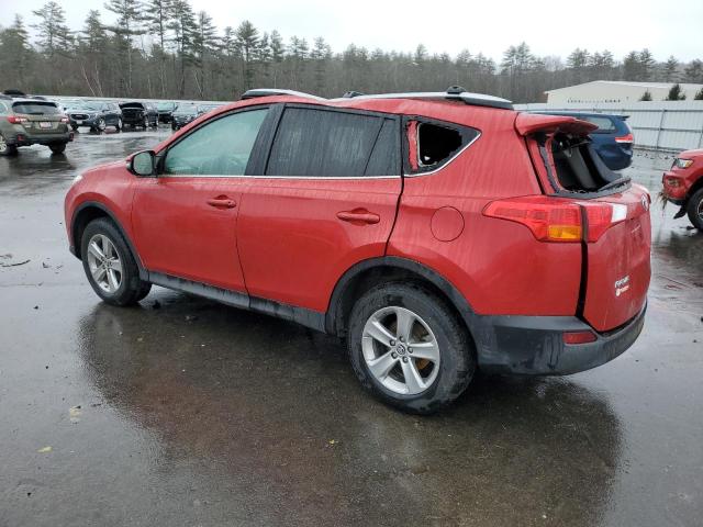 2T3RFREV1FW305168 - 2015 TOYOTA RAV4 XLE RED photo 2