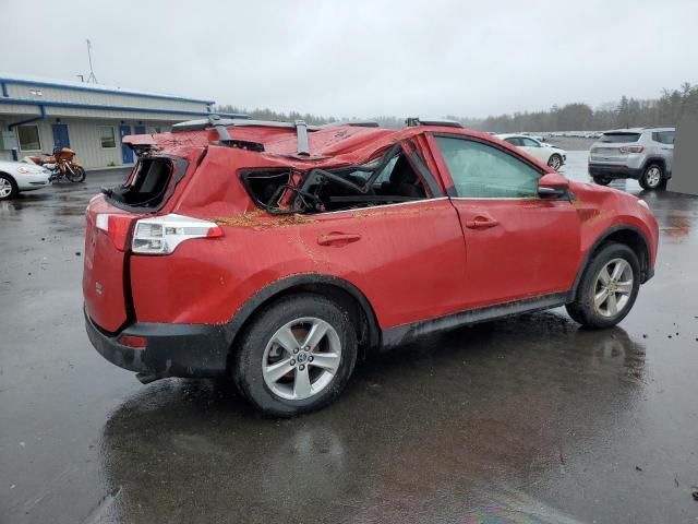 2T3RFREV1FW305168 - 2015 TOYOTA RAV4 XLE RED photo 3