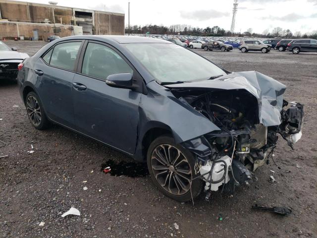 2T1BURHE7FC420757 - 2015 TOYOTA COROLLA L GRAY photo 4