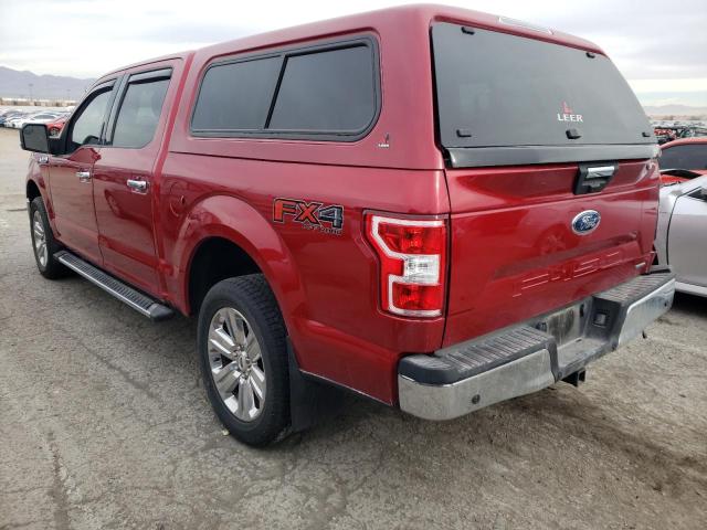 1FTEW1E49LKE20290 - 2020 FORD F150 SUPERCREW RED photo 2