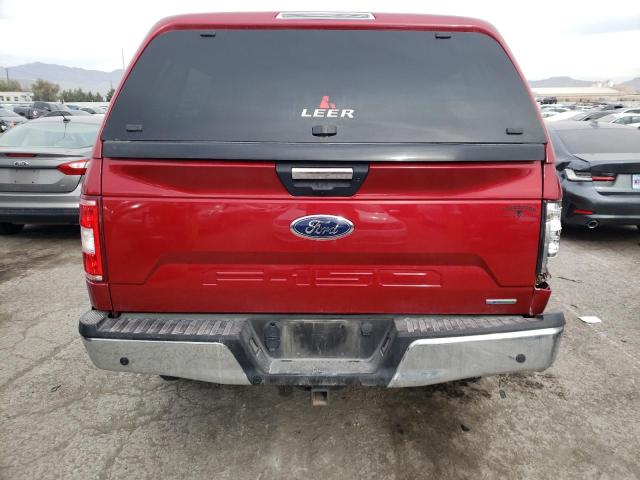 1FTEW1E49LKE20290 - 2020 FORD F150 SUPERCREW RED photo 6