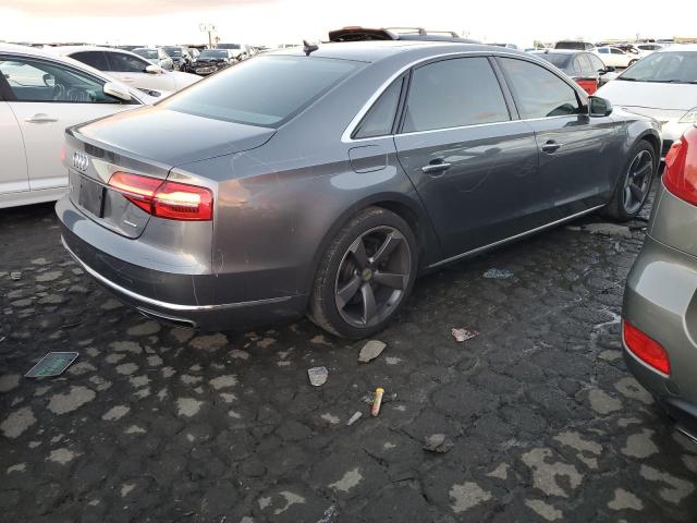 WAU34AFD2GN007253 - 2016 AUDI A8 L QUATTRO GRAY photo 3