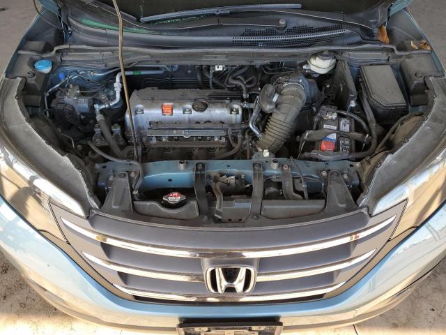 2HKRM4H79EH674243 - 2014 HONDA CR-V EXL BLUE photo 11