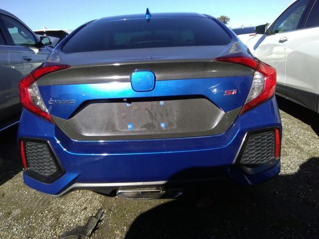 2HGFC1E52HH703748 - 2017 HONDA CIVIC SI BLUE photo 6