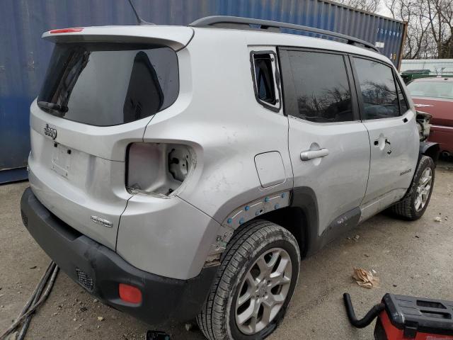 ZACCJBBT5GPE15557 - 2016 JEEP RENEGADE LATITUDE SILVER photo 3